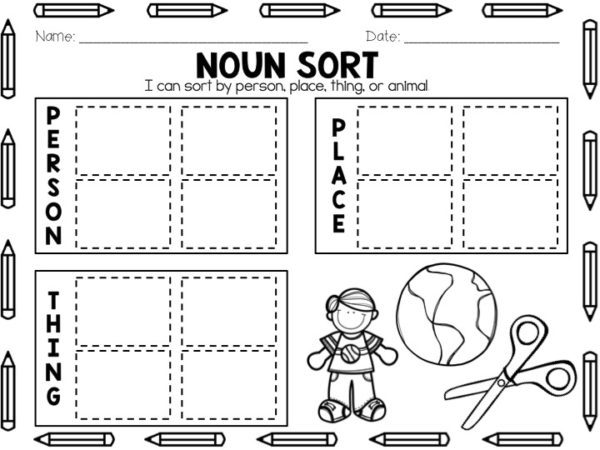 Noun Sort: Back to School - Image 4