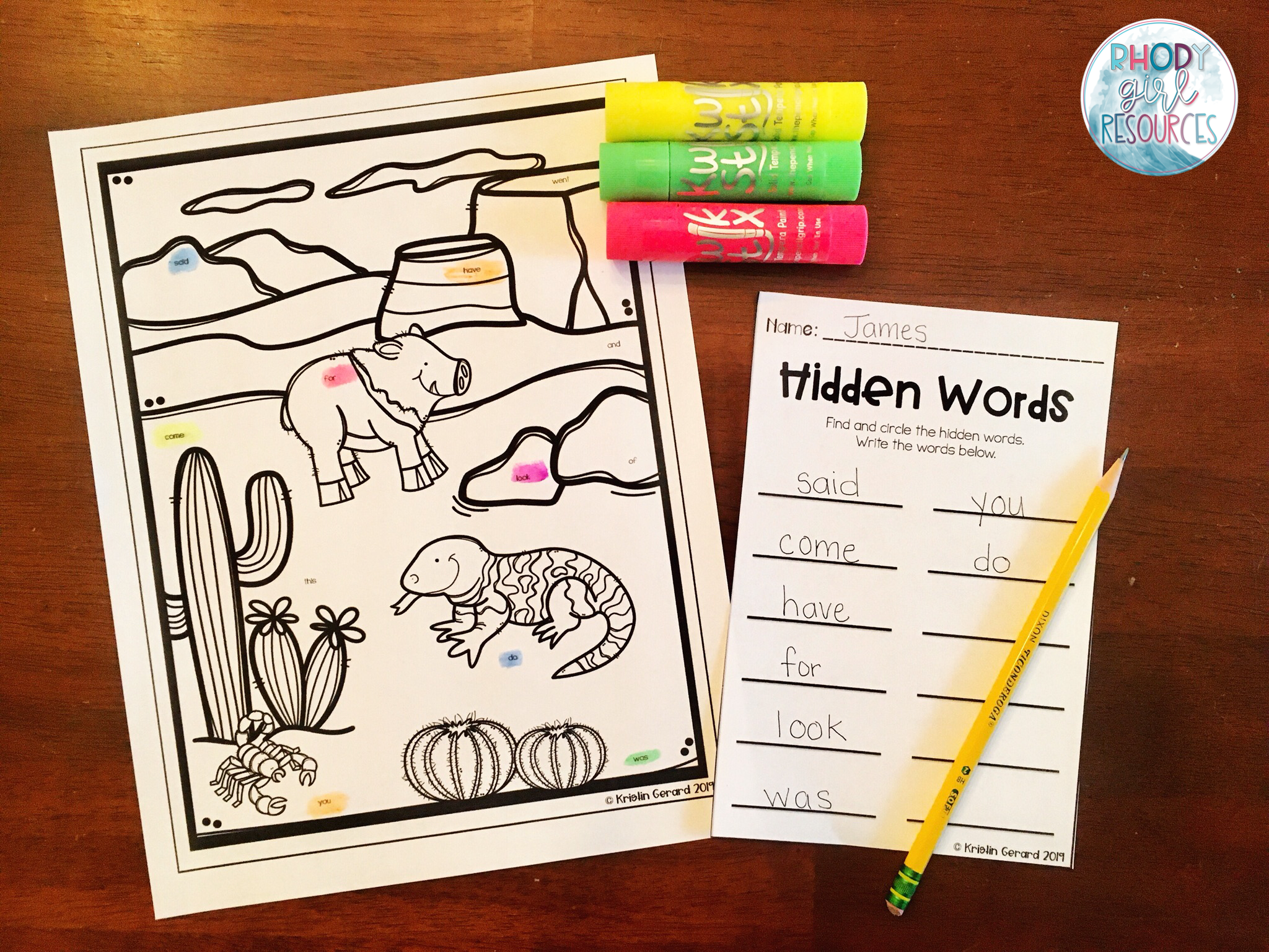 Word Work Activities for the Elementary Classroom - Rhody Girl Resources