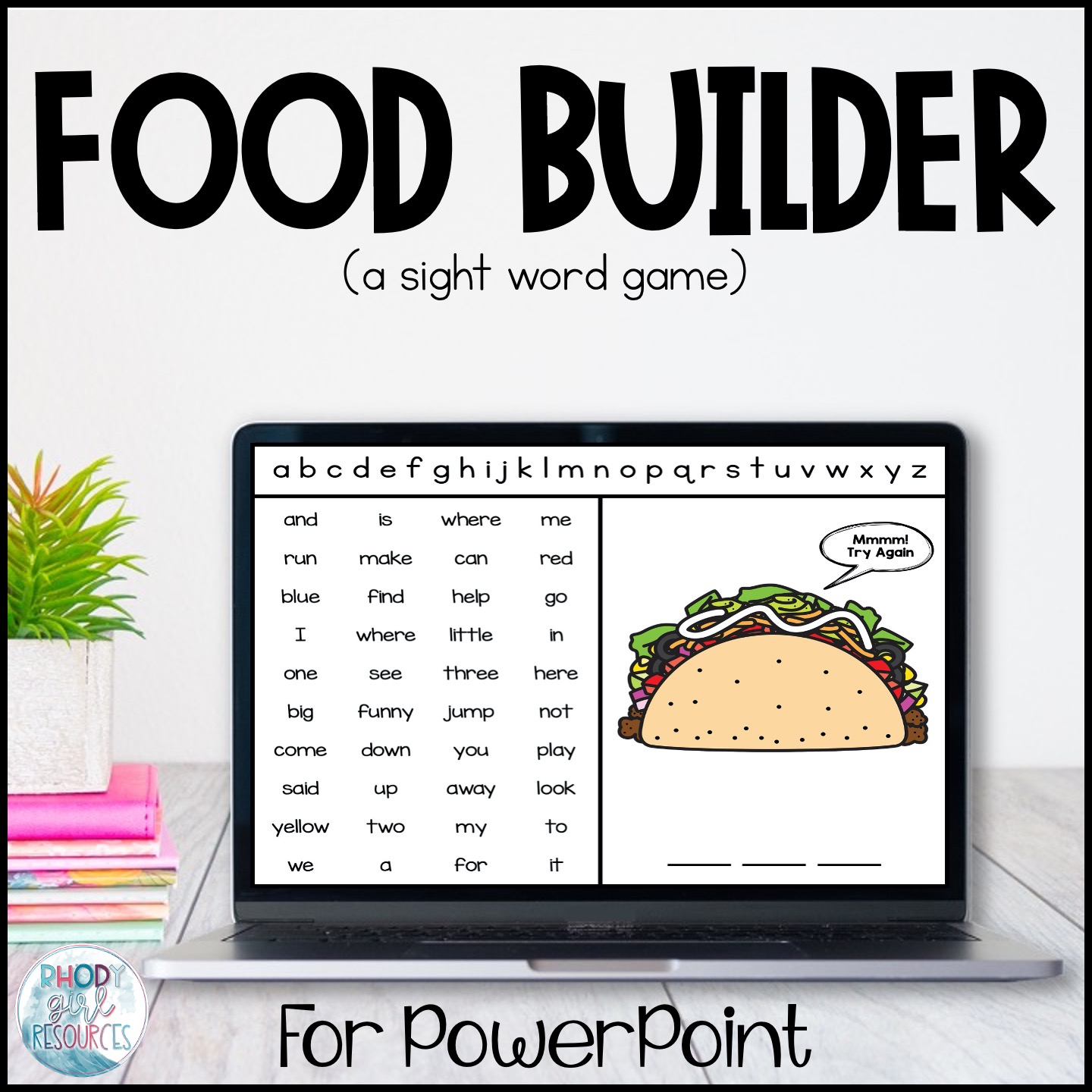 Build a Monster: Mystery Sight Word Hangman Twist Game