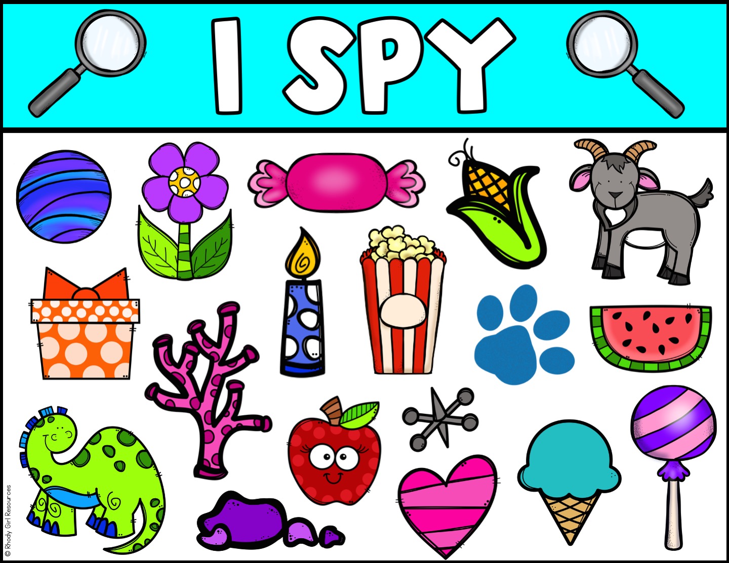 I Spy Free Games online for kids in Nursery by Brian Alejandro Gil