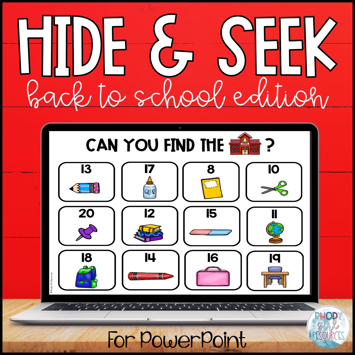 Hide & Seek Game (Back to School) - Rhody Girl Resources