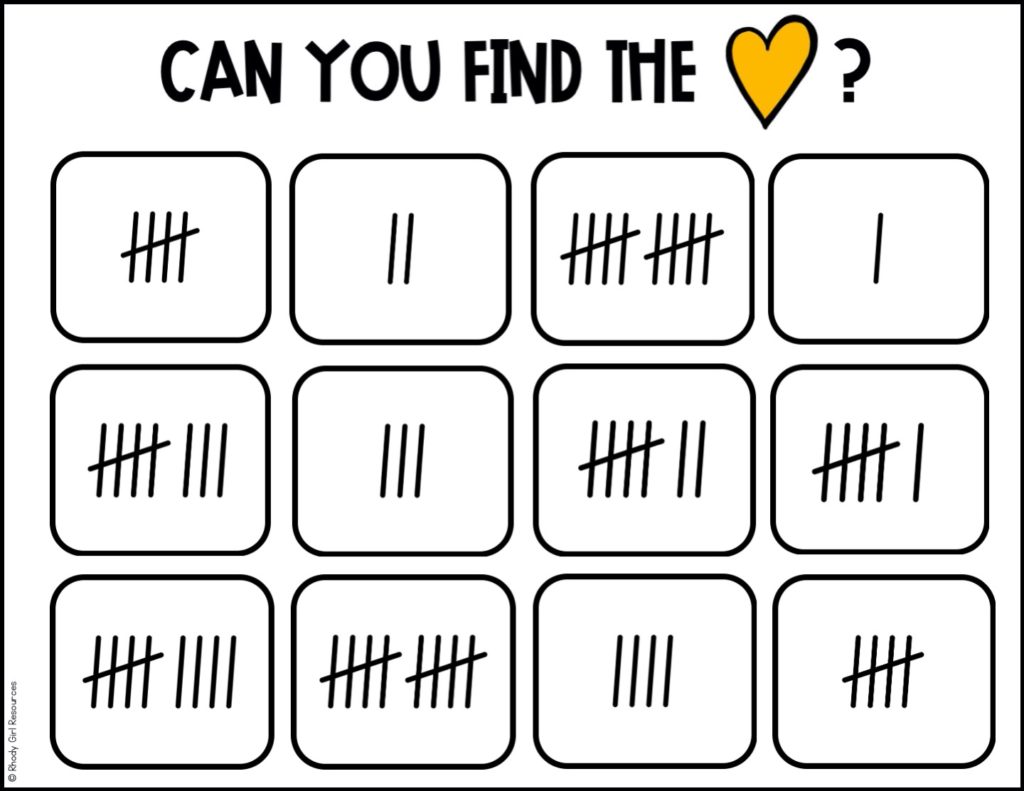 Hide &amp; Seek Game for Kindergarten &amp; First Grade - Rhody Girl Resources