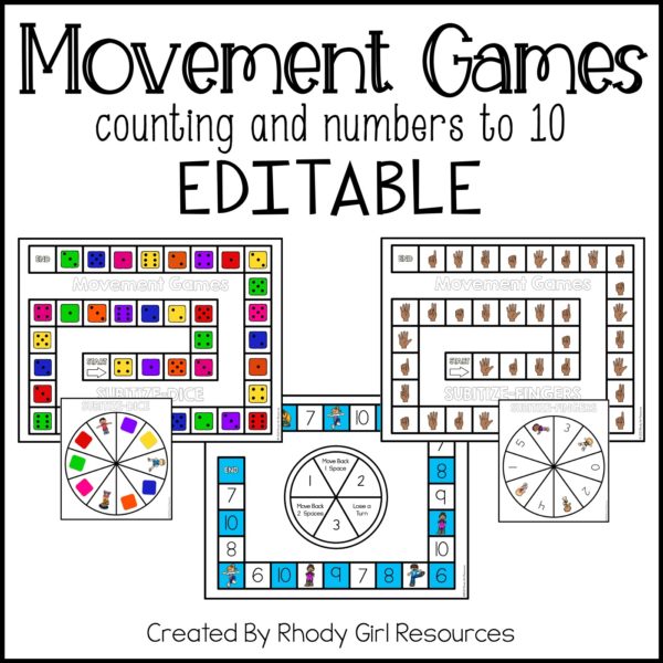 Movement Games: Numbers & Counting