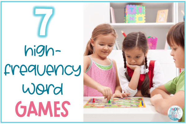 7 Awesome and Fun HighFrequency Word Games for Kindergarten  Rhody