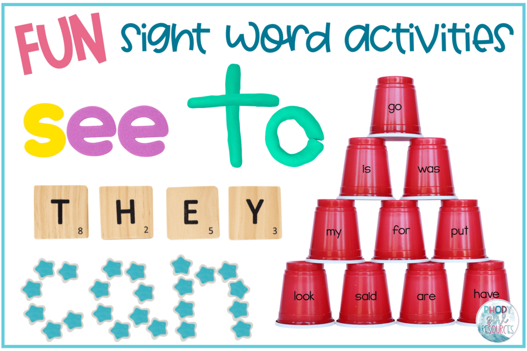 kindergarten-sight-word-activities