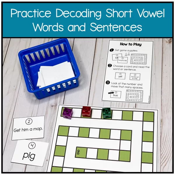 Phonics Games- CVC Words- Short Vowels - Image 2