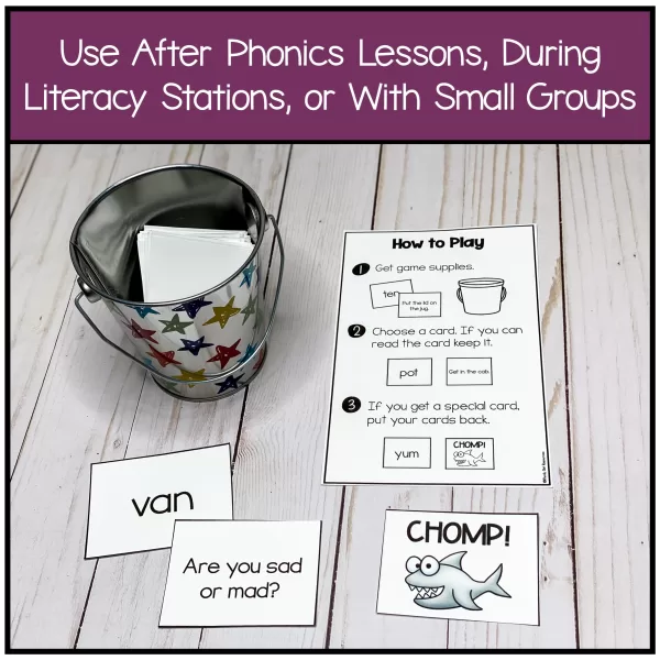 Phonics Games- CVC Words- Short Vowels - Image 4