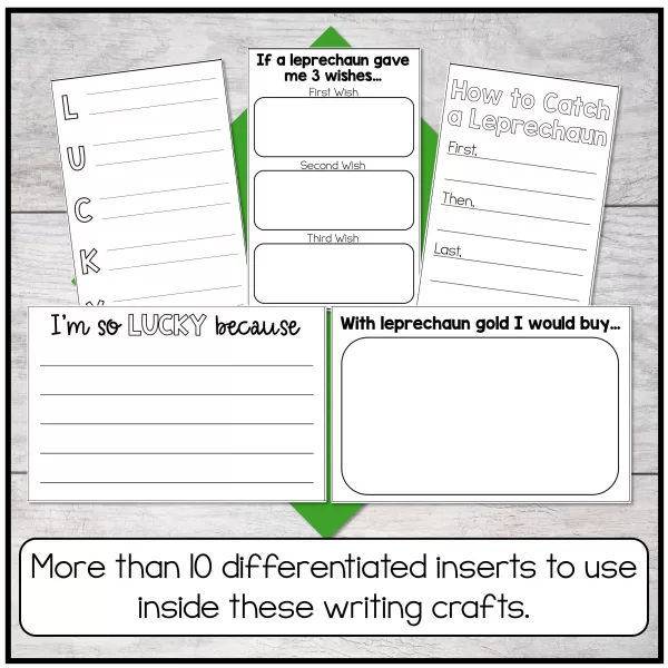 St. Patrick's Day Writing Crafts - Image 4