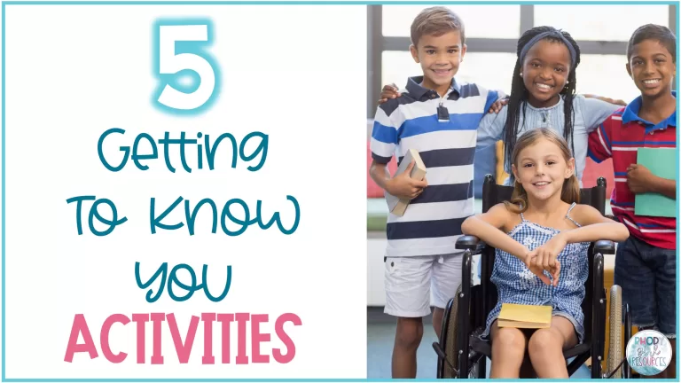 5 getting to know you activities for students