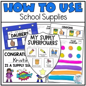 How to Use School Supplies Worksheets for Beginning of the Year Expectations